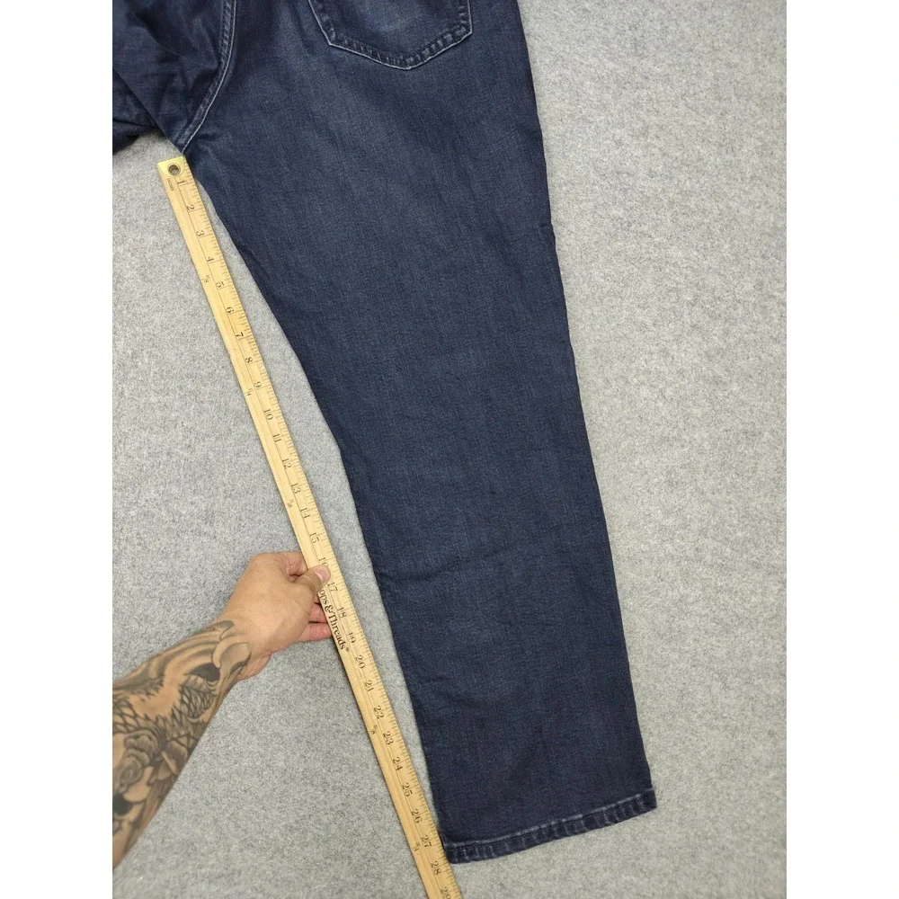 Levi's 541 Jeans Mens 40x30 Blue Dark Wash Athletic Taper Stretch Denim Zip Fly